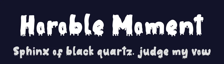 Horoble Moment by Wildan Type — Decorative Font — thumbnail 2