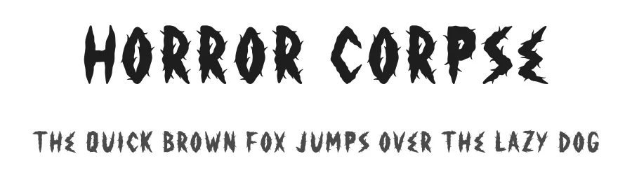 Horror Corpse