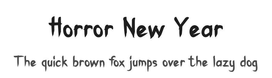 Horror New Year