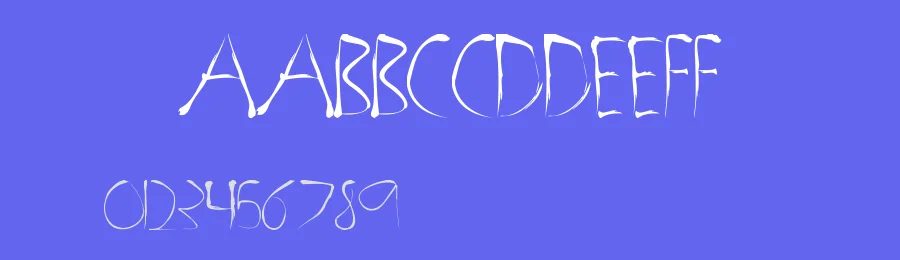 Horror Sketch by Foorperif — Decorative Font — thumbnail 3