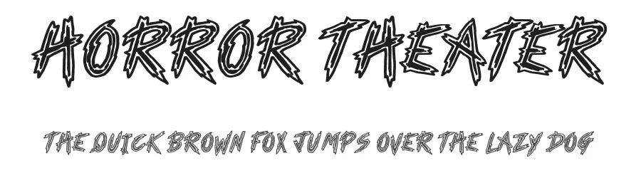 Horror Theater by JSH creates — Decorative Font