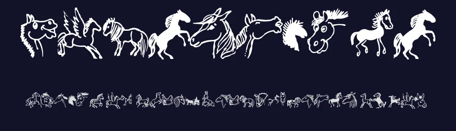 Horsedings — Dingbats Font — thumbnail 2