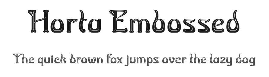 Horta Embossed