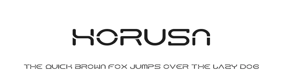 HorusN by Ricardo II — Display Font