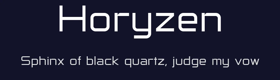 Horyzen by LyonsType — Display Font — thumbnail 2