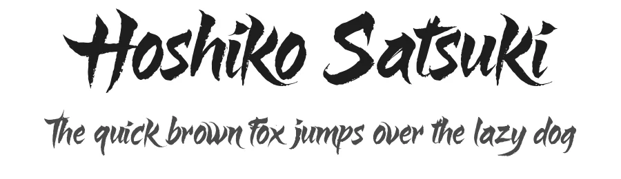 Hoshiko Satsuki by BlackFridayFont FMF — Decorative Font