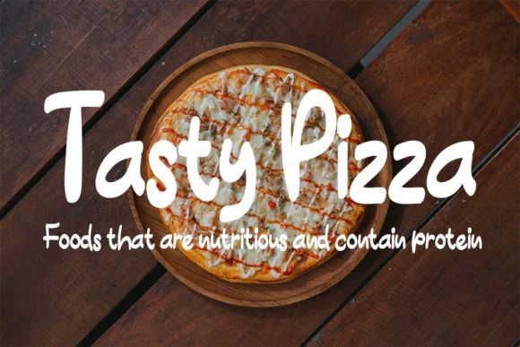 Hot Pizza Font by FL Space — Script Handwritten Font — thumbnail 2