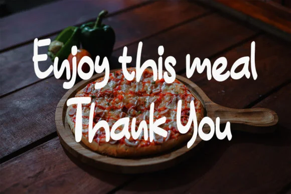Hot Pizza Font by FL Space — Script Handwritten Font — thumbnail 5