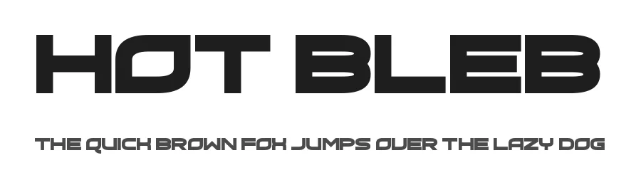 Hot Bleb by Chequered Ink — Display Font