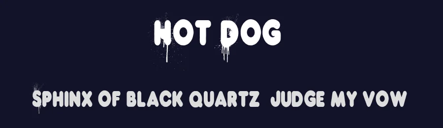 Hot Dog by Billy Argel Fonts ® — Decorative Font — thumbnail 2