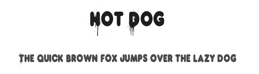 Hot Dog by Billy Argel Fonts ® — Decorative Font