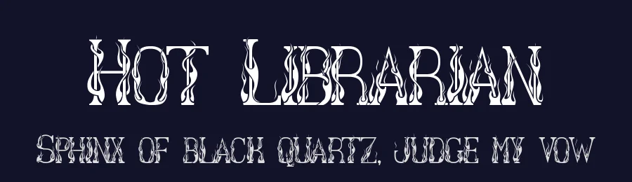 Hot Librarian by Jeff Bensch — Decorative Font — thumbnail 2