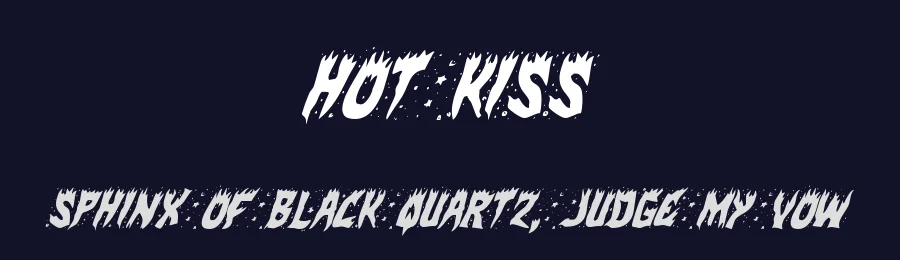 Hot Kiss by Iconian Fonts — Decorative Font — thumbnail 2