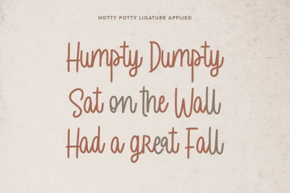 Hottypotty Font by Maulana Creative — Script Handwritten Font — thumbnail 2