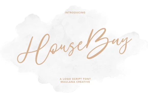 HouseBay Font by Maulana Creative — Script Handwritten Font