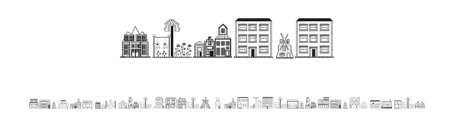 Houses by Scratch — Dingbats Font