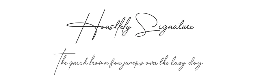 Housttely Signature