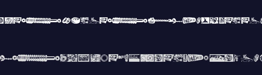 How Can I Organize My Garage? by Juha Korhonen — Dingbats Font — thumbnail 2