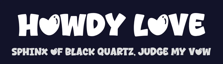 Howdy Love by Khurasan — Decorative Font — thumbnail 2