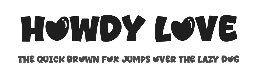 Howdy Love by KhurasanΒ β Decorative Font