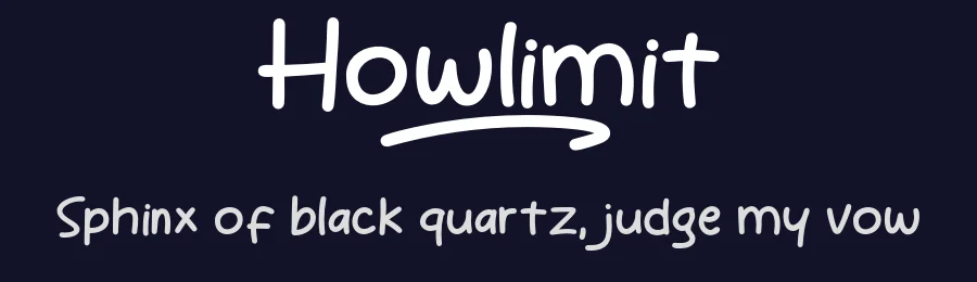 Howlimit by Khurasan — Script Handwritten Font — thumbnail 2
