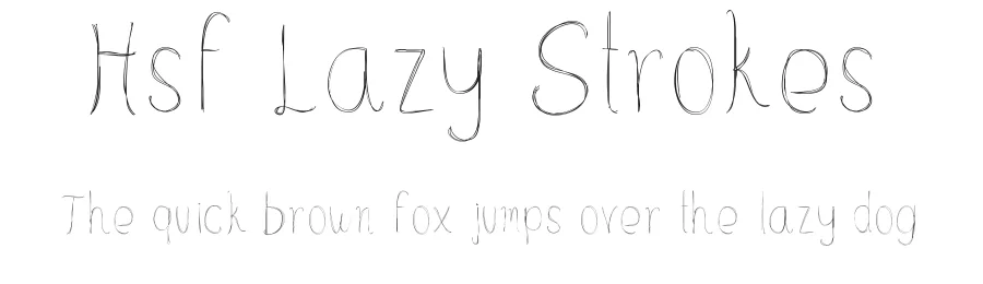 Hsf Lazy Strokes