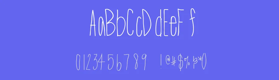 Ht Skinny Me by Holly Trimmer — Script Handwritten Font — thumbnail 3