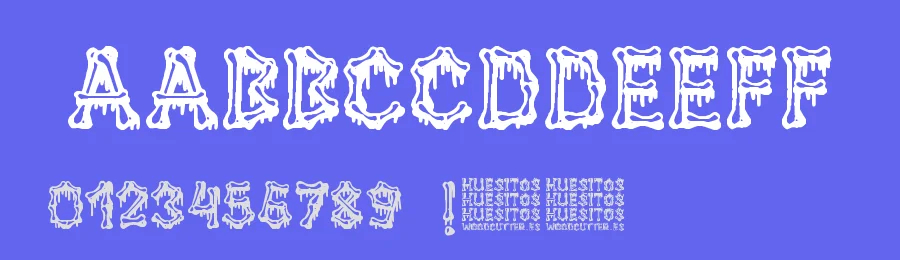 Huesitos by Woodcutter — Decorative Font — thumbnail 3