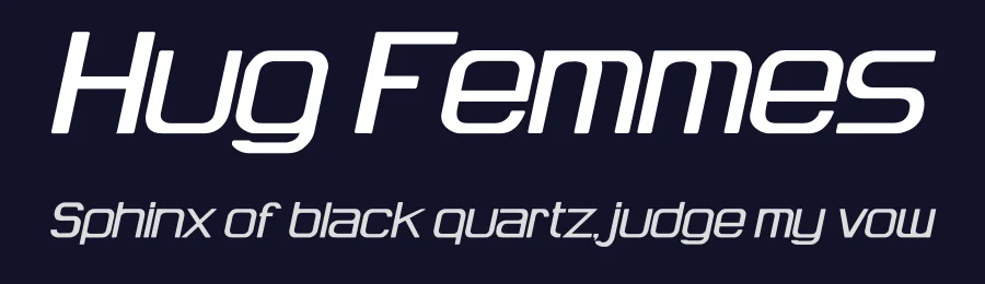Hug Femmes by Type Sailor — Sans Serif Font — thumbnail 2