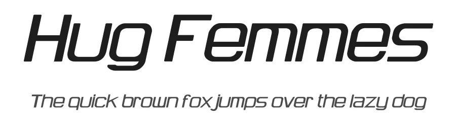 Hug Femmes by Type Sailor — Sans Serif Font