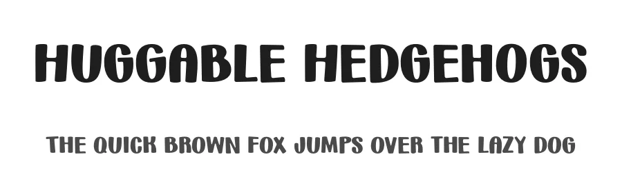 Huggable Hedgehogs