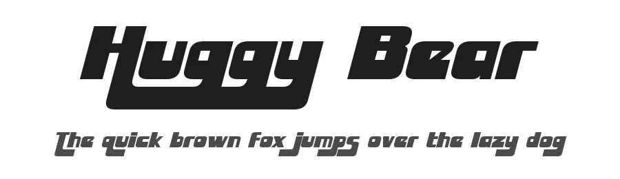 Huggy Bear by Pixel Sagas — Decorative Font