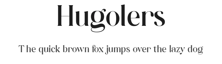 Hugolers by Typetemp Studio — Sans Serif Font