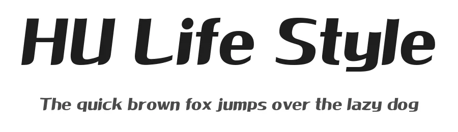 HU Life Style by Heumm Design — Sans Serif Font