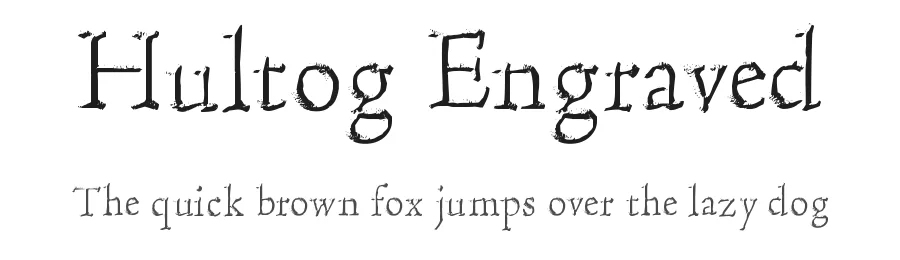 Hultog Engraved