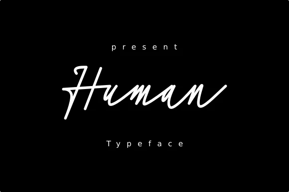 Human Font by Bold Point โ Script Handwritten Font