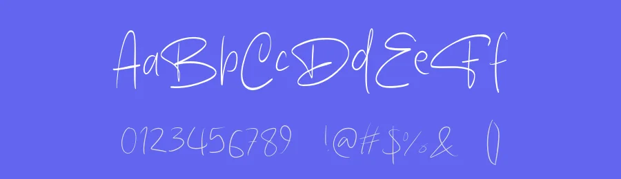 Humber Town by MJType — Script Handwritten Font — thumbnail 3