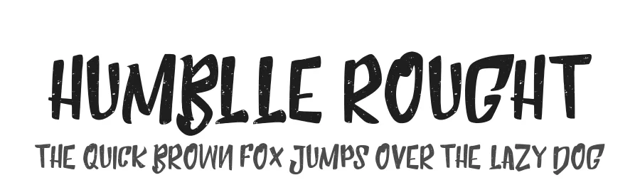 Humblle Rought by Dirtyline Studio — Decorative Font