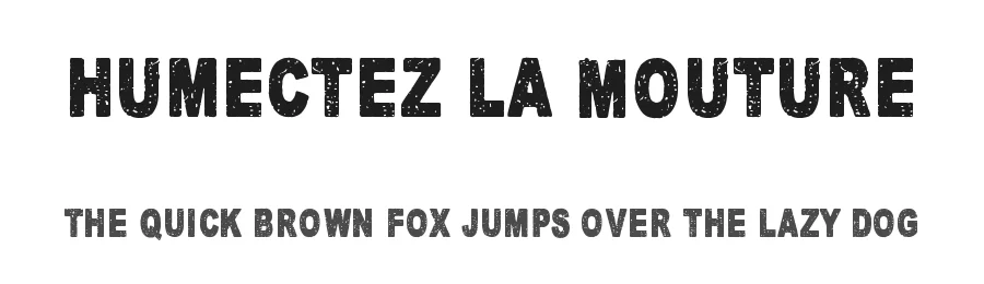 Humectez La Mouture by Juha Korhonen — Decorative Font