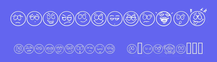 Humeur by ClaudeP — Dingbats Font — thumbnail 3