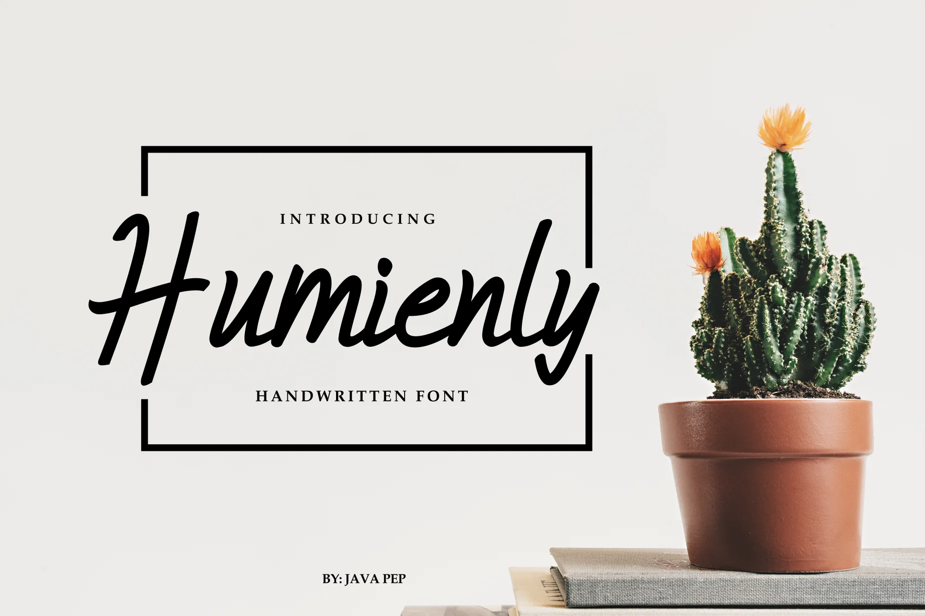 Humienly Font by JavaPep β Script Handwritten Font