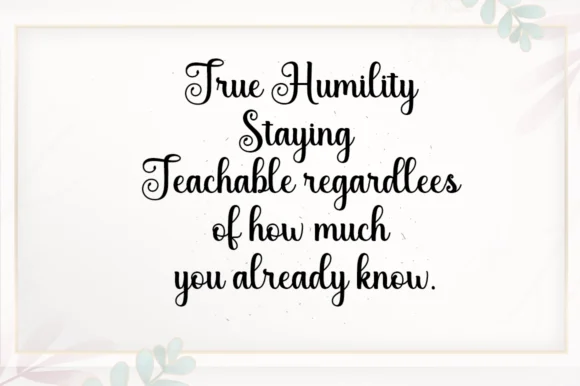 Humility Font by Manjalistudio — Script Handwritten Font — thumbnail 6