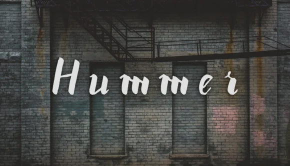 Hummer Font by EdricStudio โ Script Handwritten Font