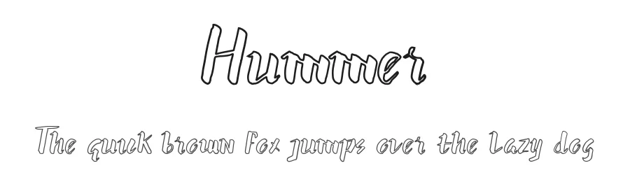 Hummer by Edric Studio — Script Handwritten Font