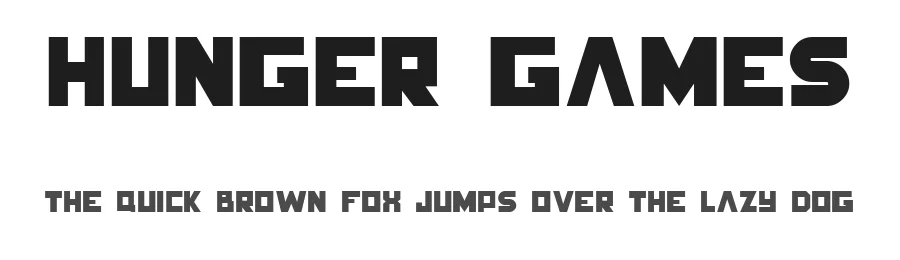 Hunger Games by Jordan Seth — Decorative Font