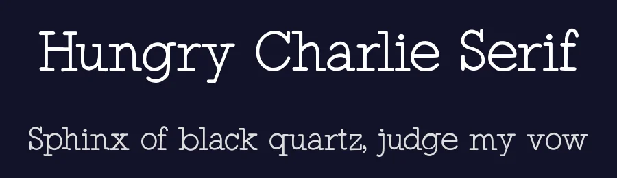 Hungry Charlie Serif by Lettering Mom — Decorative Font — thumbnail 2