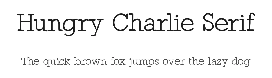 Hungry Charlie Serif