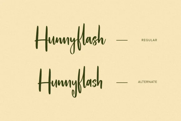 Hunnyflash Font by Maulana Creative — Script Handwritten Font — thumbnail 3