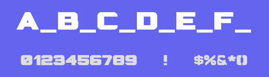 Hunter Squared by TracerTong Fontworks — Display Font — thumbnail 3