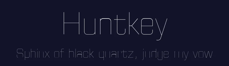 Huntkey by Picatype Design Studio — Sans Serif Font — thumbnail 2